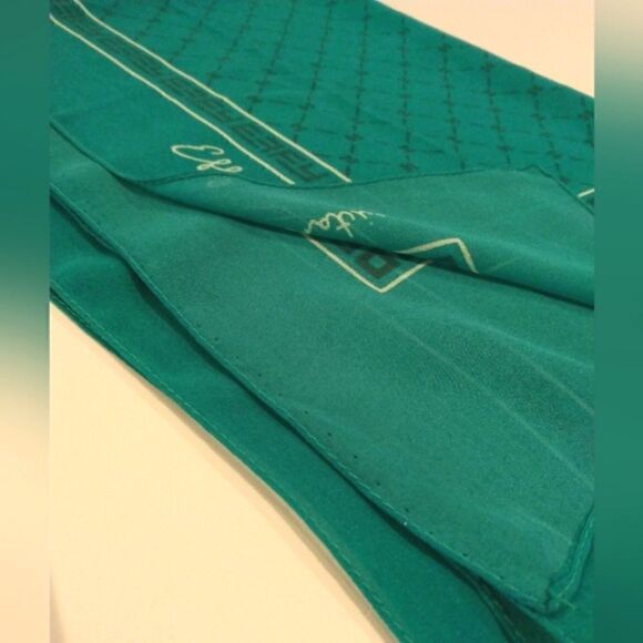Effy Hematian Turquoise Long Scarf Vintage - Picture 9 of 11